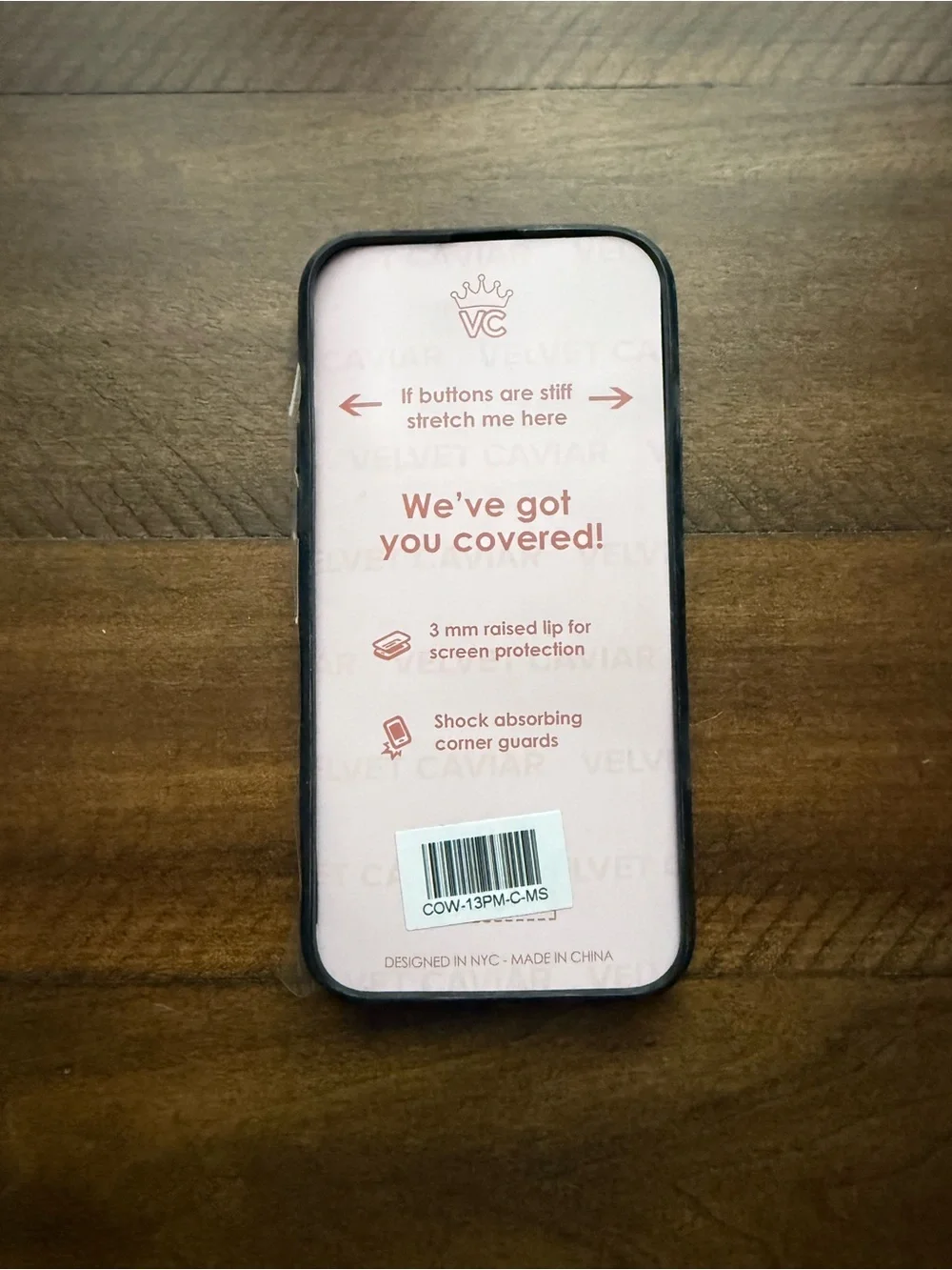 Velvet Caviar Cow Print iPhone 13 Pro Max case
